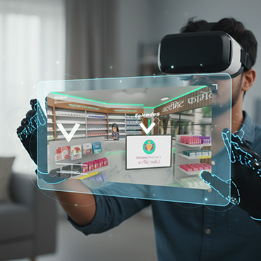 Immersive experiences services illustration